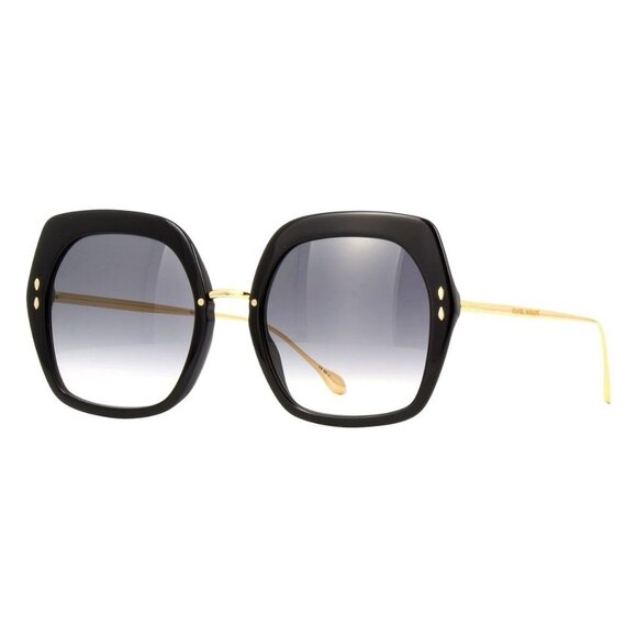 New ISABEL MARANT Black Square IM 0085/S 2M29O Sunglasses Women - Picture 1 of 4